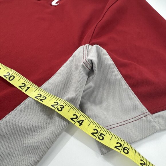Nike Alabama Crimson Tide Polo Shirt Mens XL Dri Fit Performance Red Golf NCAA - Picture 5 of 10